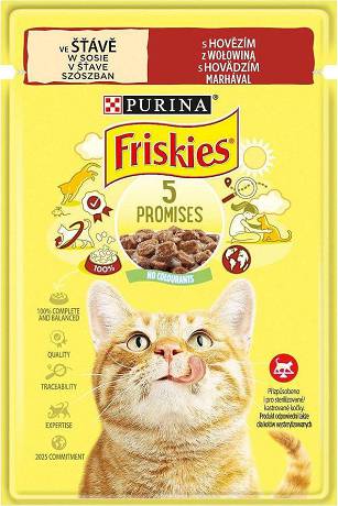 Friskies CAT Karma mokra z wołowiną op. 85g