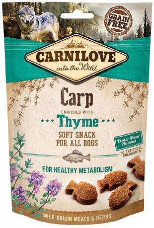 Carnilove Soft Carp with thyme Przysmak z karpiem i tymiankiem dla psa op.  200g