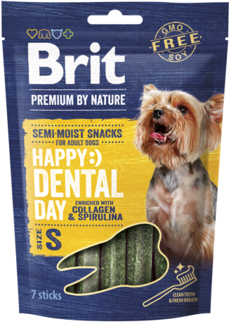Brit Premium Happy Snacks Dental Day Przysmaki dla psa rozm. S 7szt