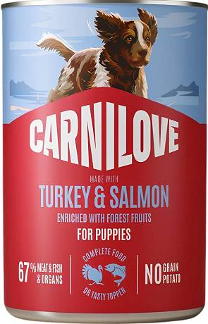 Carnilove Puppy Turkey&Salmon Mokra Karma z indykiem i łososiem 400g