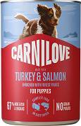 Carnilove Puppy Turkey&Salmon Mokra Karma z indykiem i łososiem 400g