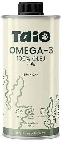 Taio Olej Omega-3 z Alg dla psa i kota 250ml