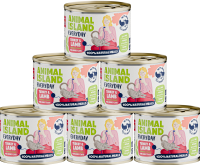 Animal Island Everyday Turkey&Lamb Mousse Mokra Karma z indykiem i jagnięciną w musie dla kota 12x200g PAKIET