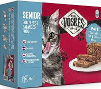 Voskes CAT Senior Pate Karma mokra z tuńczykiem i dorszem dla kota 8x85g PAKIET