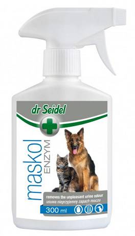 Dr Seidel MASKOL ENZYM Płyn neutralizujący zapachy dla psa i kota poj. 300ml WYPRZEDAŻ