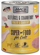 Mac's Cat Mono Adult Karma mokra z drobiem i żurawiną dla kota 800g
