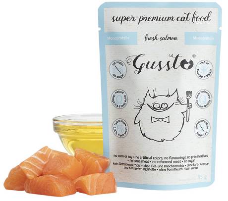 Gussto Cat Fresh Salmon Karma mokra z łososiem op. 85g