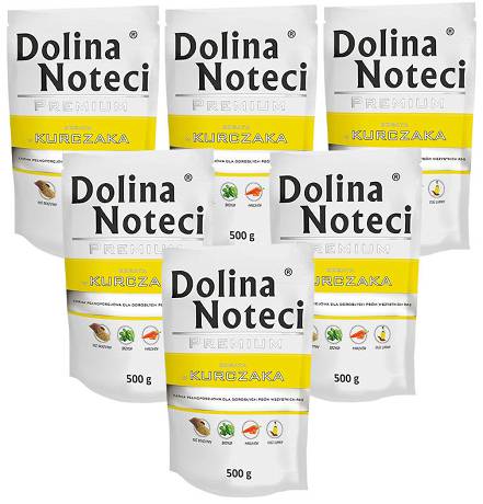 Dolina Noteci Premium DOG Adult Karma mokra z kurczakiem op. 10x500g SASZETKA