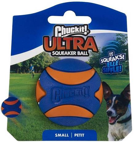 Chuck It Ultra Squeaker Ball Piłka dla psa rozm. S nr kat. 52070