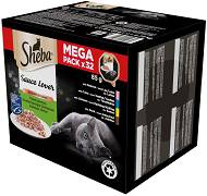 Sheba CAT Sauce Lover Mixed Selection in Sauce Karma mokra (sos) op. 32x85g MEGA PACK