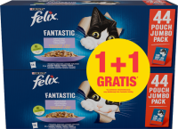 Felix CAT Fantastic Karma mokra Wybór Smaków (galaretka) op. 44x85g + 44x85g GRATIS