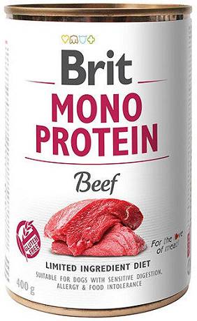 Brit Mono Protein DOG Adult Beef Karma mokra z wołowiną op. 400g