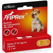 Fiprex Spot On Krople dla psa do 10kg rozm. S